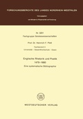 Cover: Englische Rhetorik und Poetik 1479 - 1660 - VS Verlag f&uuml;r Sozialwissenschaften