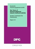 Cover: Ten Years of German Regional Seismic Network (GRSN) - Wiley-VCH
