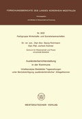 Cover: Ausl&auml;nderberichterstattung in der Kommune - VS Verlag f&uuml;r Sozialwissenschaften