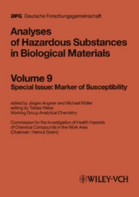 Abbildung von: "MAK-Collection for Occupational Health and Safety. Part IV: Biomonitoring.... - Wiley-VCH