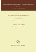Cover: Arbeit ohne Geld und Ehre - VS Verlag f&uuml;r Sozialwissenschaften