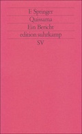 Cover: Quissama - Suhrkamp