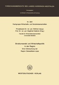 Cover: Strukturwandel und Wirtschaftspolitik in der Region - VS Verlag f&uuml;r Sozialwissenschaften