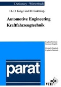 Cover: Dictionary of Automotive Engineering / W&ouml;rterbuch Kraftfahrzeugtechnik - Wiley-VCH