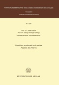 Cover: Kognitive, emotionale und soziale Aspekte des Alterns - VS Verlag f&uuml;r Sozialwissenschaften