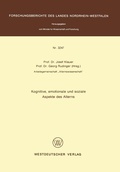 Cover: Kognitive, emotionale und soziale Aspekte des Alterns - VS Verlag f&uuml;r Sozialwissenschaften