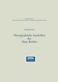 Cover: Hieroglyphische Inschriften des Alten Reiches - VS Verlag f&uuml;r Sozialwissenschaften
