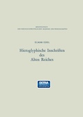 Cover: Hieroglyphische Inschriften des Alten Reiches - VS Verlag f&uuml;r Sozialwissenschaften