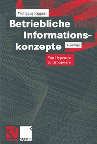 Enlarge image Cover: Betriebliche Informationskonzepte - Vieweg+Teubner Verlag