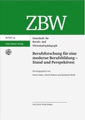 Cover: Berufsforschung f&uuml;r eine moderne Berufsbildung - Stand und Perspektiven - Franz Steiner Verlag