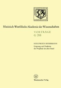 Cover: Ursprung und Funktion der Prophetie im alten Israel - VS Verlag f&uuml;r Sozialwissenschaften
