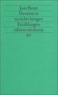 Cover: Du wirst es zu nichts bringen - Suhrkamp