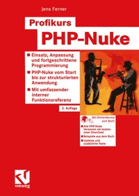 Enlarge image Cover: Profikurs PHP-Nuke - Vieweg+Teubner Verlag
