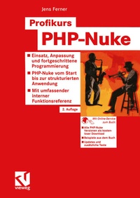Enlarge image Cover: Profikurs PHP-Nuke - Vieweg+Teubner Verlag