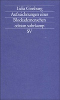 Cover: Aufzeichnungen eines Blockademenschen - Suhrkamp