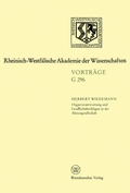 Cover: Organverantwortung und Gesellschafterklagen in der Aktiengesellschaft - VS Verlag f&uuml;r Sozialwissenschaften