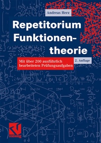Abbildung von: Repetitorium Funktionentheorie - Vieweg+Teubner Verlag