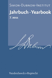 Abbildung von: Jahrbuch des Simon-Dubnow-Instituts / Simon Dubnow Institute Yearbook X (2011) - Vandenhoeck & Ruprecht