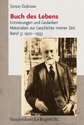 Cover: Buch des Lebens, Band 3: 1922-1933 - Vandenhoeck & Ruprecht