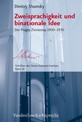 Cover: Zweisprachigkeit und binationale Idee - Vandenhoeck & Ruprecht