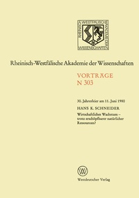 Abbildung von: Wirtschaftliches Wachstum - trotz erschöpfbarer natürlicher Ressourcen? - VS Verlag für Sozialwissenschaften