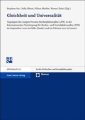 Cover: Gleichheit und Universalit&auml;t - Franz Steiner Verlag