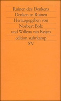 Cover: Ruinen des Denkens, Denken in Ruinen - Suhrkamp