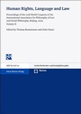 Cover: Human Rights, Language and Law - Franz Steiner Verlag