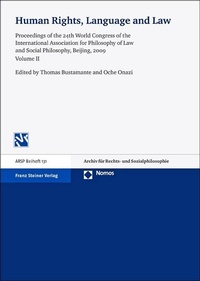 Enlarge image Cover: Human Rights, Language and Law - Franz Steiner Verlag