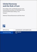 Cover: Global Harmony and the Rule of Law - Franz Steiner Verlag
