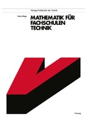 Cover: Mathematik f&uuml;r Fachschulen Technik - Vieweg+Teubner Verlag