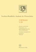 Cover: Nordrhein-Westf&auml;lische Akademie der Wissenschaften - VS Verlag f&uuml;r Sozialwissenschaften
