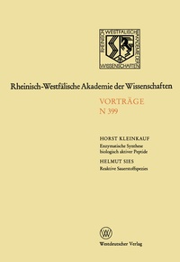 Abbildung von: Enzymatische Synthese biologisch aktiver Antibiotikapeptide und immunologisch suppressiver Cyclosporinderivate. Reaktive Sauerstoffspezies: Prooxidantien und Antioxidantien in Biologie und Medizin - VS Verlag für Sozialwissenschaften
