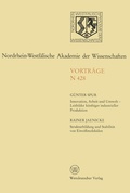 Cover: Innovation, Arbeit und Umwelt - VS Verlag f&uuml;r Sozialwissenschaften