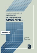 Cover: Statistische Datenanalyse mit SPSS/PC+ - Vieweg+Teubner Verlag