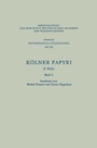 Cover: Kölner Papyri - VS Verlag für Sozialwissenschaften