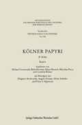 Cover: K&ouml;lner Papyri - VS Verlag f&uuml;r Sozialwissenschaften
