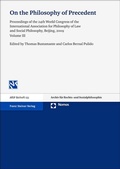 Cover: On the Philosophy of Precedent - Franz Steiner Verlag