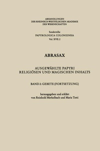 Enlarge image Cover: Abrasax - VS Verlag für Sozialwissenschaften