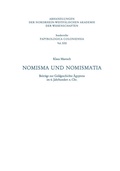 Cover: Nomisma und Nomismatia - VS Verlag f&uuml;r Sozialwissenschaften
