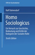 Cover: Homo Sociologicus - VS Verlag f&uuml;r Sozialwissenschaften