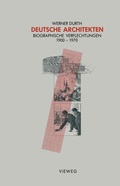 Cover: Deutsche Architekten - Vieweg+Teubner Verlag