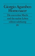 Cover: Homo sacer - Suhrkamp