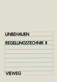 Abbildung von: Regelungstechnik II - Vieweg+Teubner Verlag