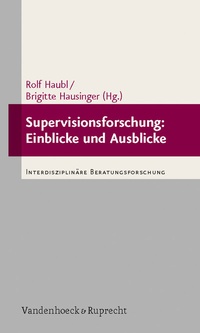 Abbildung von: Supervisionsforschung: Einblicke und Ausblicke - Vandenhoeck & Ruprecht