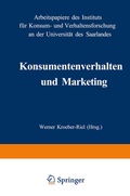 Cover: Konsumentenverhalten und Marketing - VS Verlag f&uuml;r Sozialwissenschaften