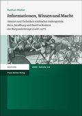Cover: Informationen, Wissen und Macht - Franz Steiner Verlag