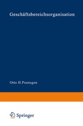 Cover: Gesch&auml;ftsbereichsorganisation - VS Verlag f&uuml;r Sozialwissenschaften