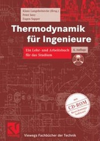 Bild vergrößern Bild: Thermodynamik für Ingenieure - Vieweg+Teubner Verlag
