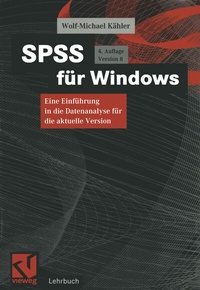 Abbildung von: SPSS für Windows - Vieweg+Teubner Verlag